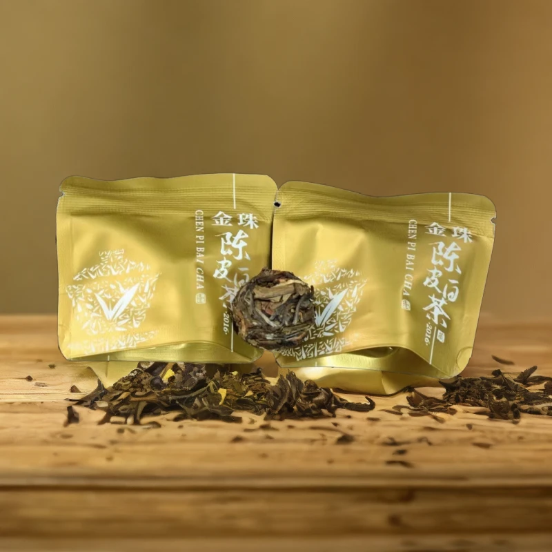 福利【甄好陈皮】金珠陈皮白茶醇厚香甜