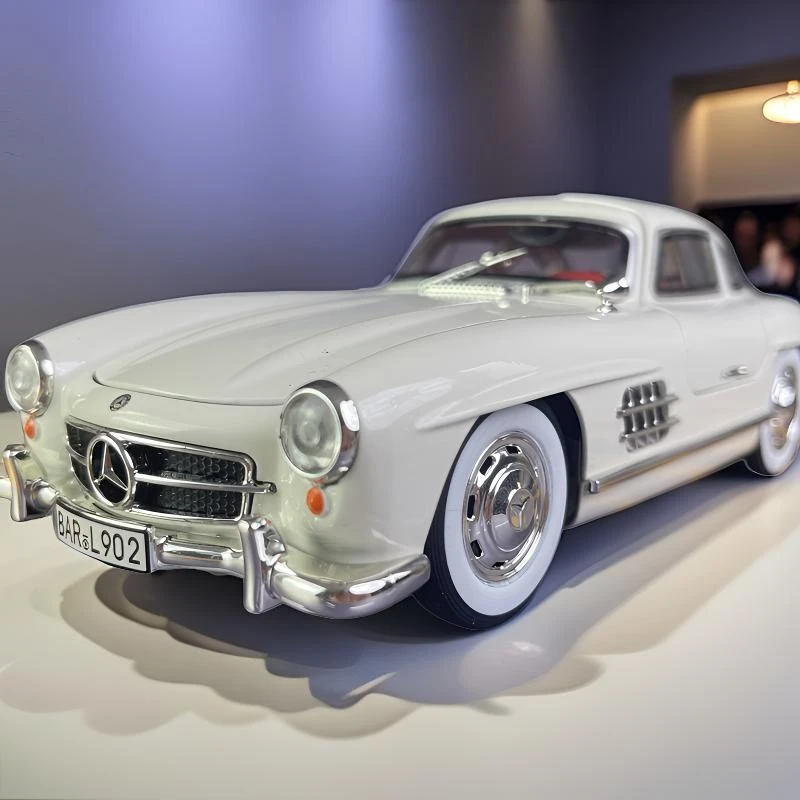 1:24 大比例奔驰 300sl 合金车模