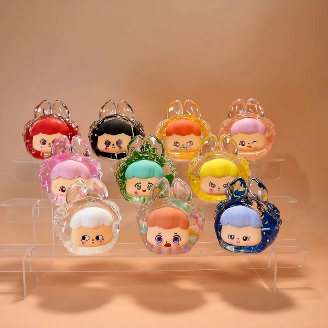 【直播拆】爆款夜光巨无霸流沙梦梦兔创意手工DIY流沙摆件