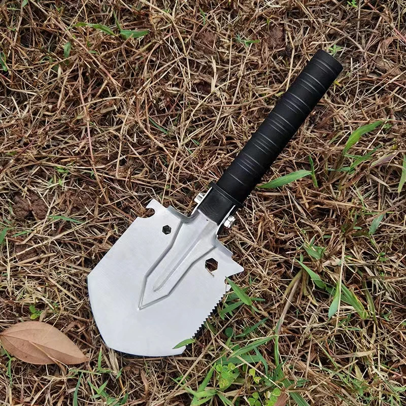 户外园艺铲子花盆铲盆栽松土钓鱼小铲车载防身工具多功能兵工铲
