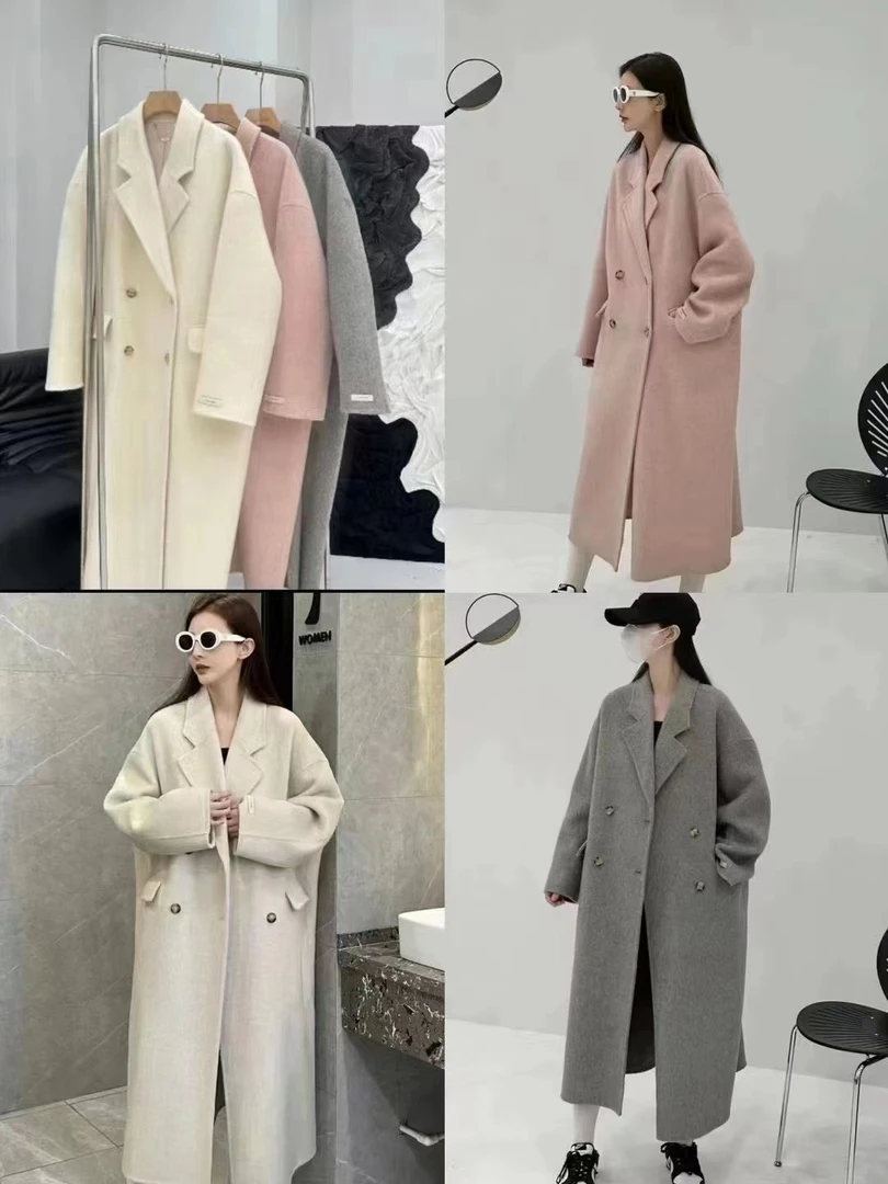 研一家双面加丝大衣