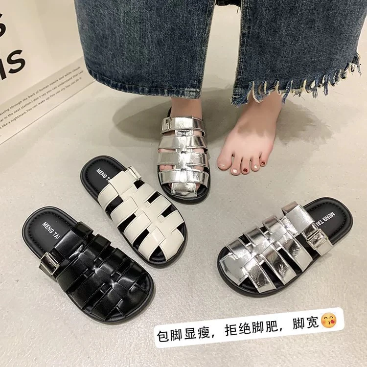 研一家刚55～6女时装拖鞋