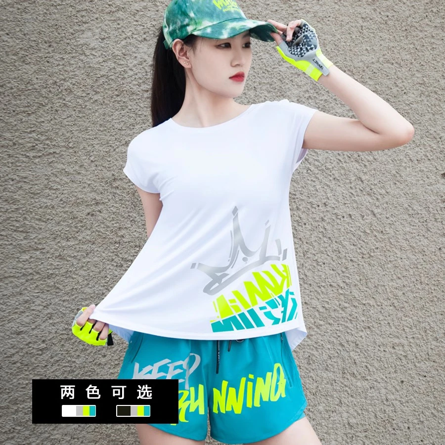 陌酷运动健身背心女外穿宽松速干无袖瑜伽服女上衣涂鸦网红罩衫夏