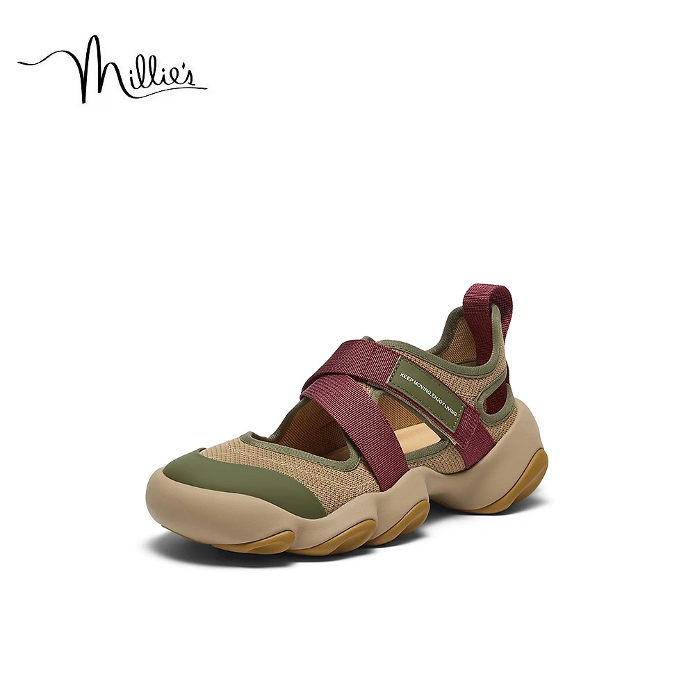 达播millie's妙丽2024秋时尚休闲通勤运动玛丽珍女单鞋5037ZCQ4