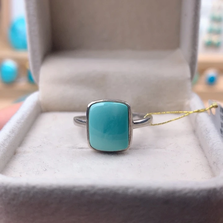 绿松石珠宝奇石银S925镶嵌