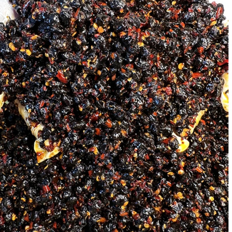 香辣豆豉 江西农家美食黑豆豉下饭菜 拌饭面粉酱 蒸鱼炒菜料250g