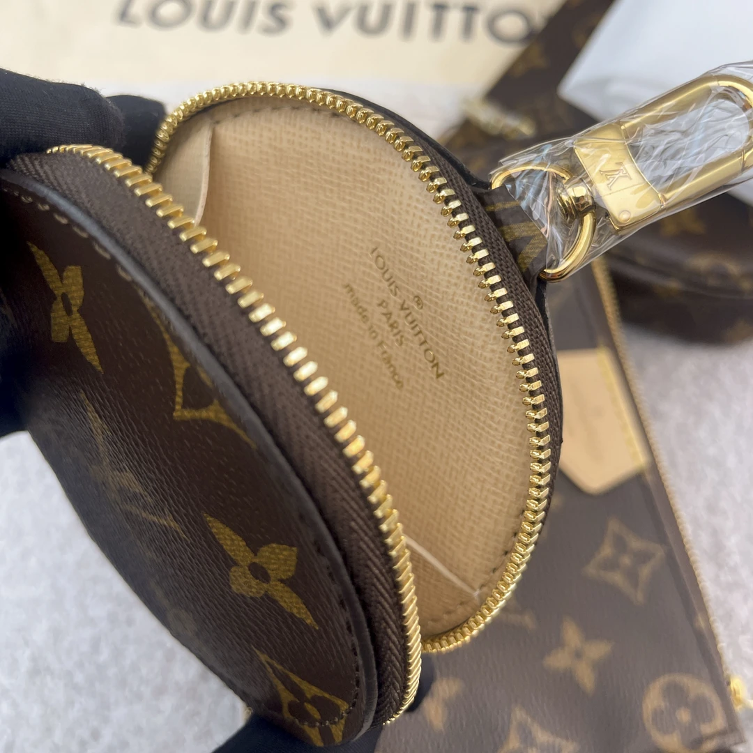 99新 LouisVuitton/路易威登 五合一麻将包24*13.5*4经典时尚