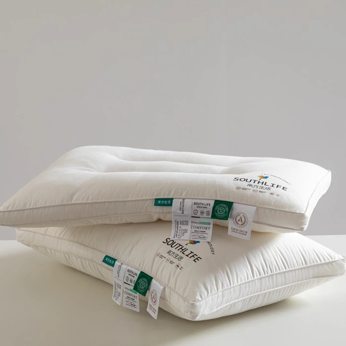 【丁姐专属】新款全棉加厚立体磨毛酒店枕一对装-