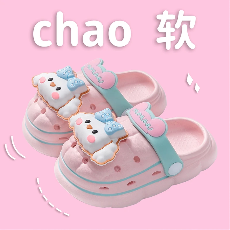 女童凉鞋儿童洞洞鞋夏季防滑软底婴幼儿宝宝凉拖鞋女孩外穿沙滩鞋