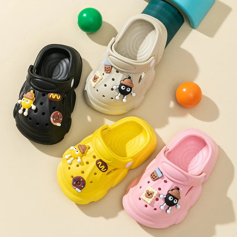 EVA儿童拖鞋洞洞鞋巴斯光年网红女孩男孩亲子软底外穿卡通厚底宝