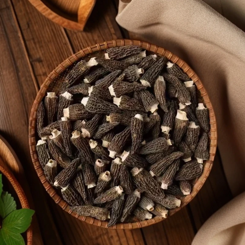 中国天然氧吧——舟曲县高海拔干货羊肚菌自产自销肉质肥厚