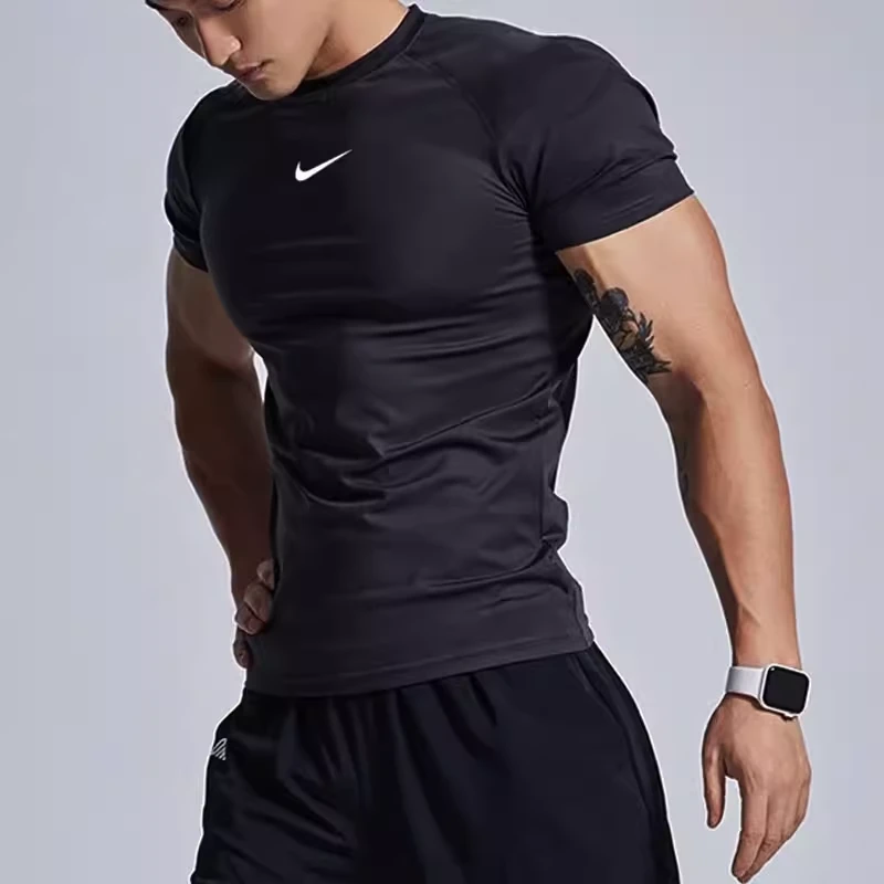 NIKE/耐克PRO男子运动训练健身速干透气紧身短袖T恤FB7933-010