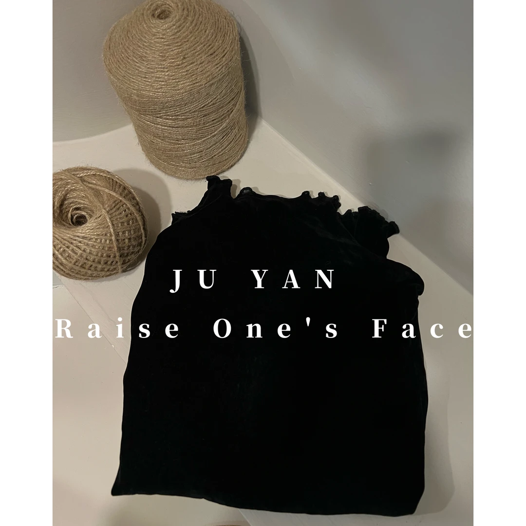 Hui Zhi【不负冬季】7765复古丝绒长袖花边衬衫打底