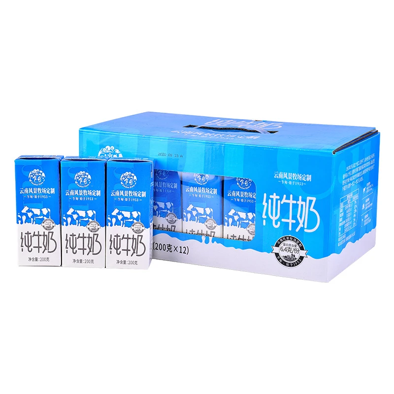 乍甸纯牛奶200*12