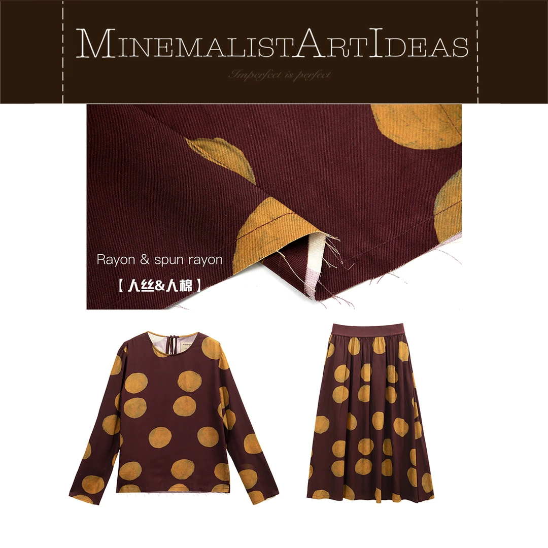 【MAIx棕标系列】2024春夏中式UMA波点上衣裙子ZY2069