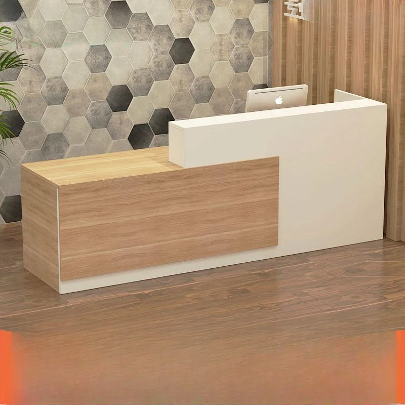 公司前台接待台收银台柜台简约现代美容院便利店服装店小型吧台桌