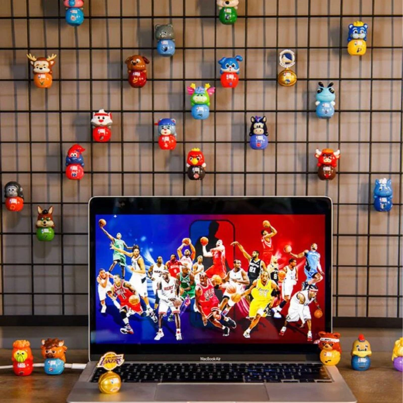 NBA的吉祥物一起化身贴贴乐盲盒