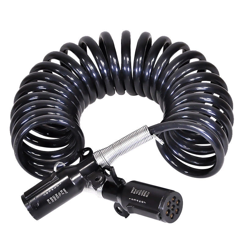 半挂车七孔连接挂车线螺旋防冻耐寒抗拉申高回弹大圈原厂