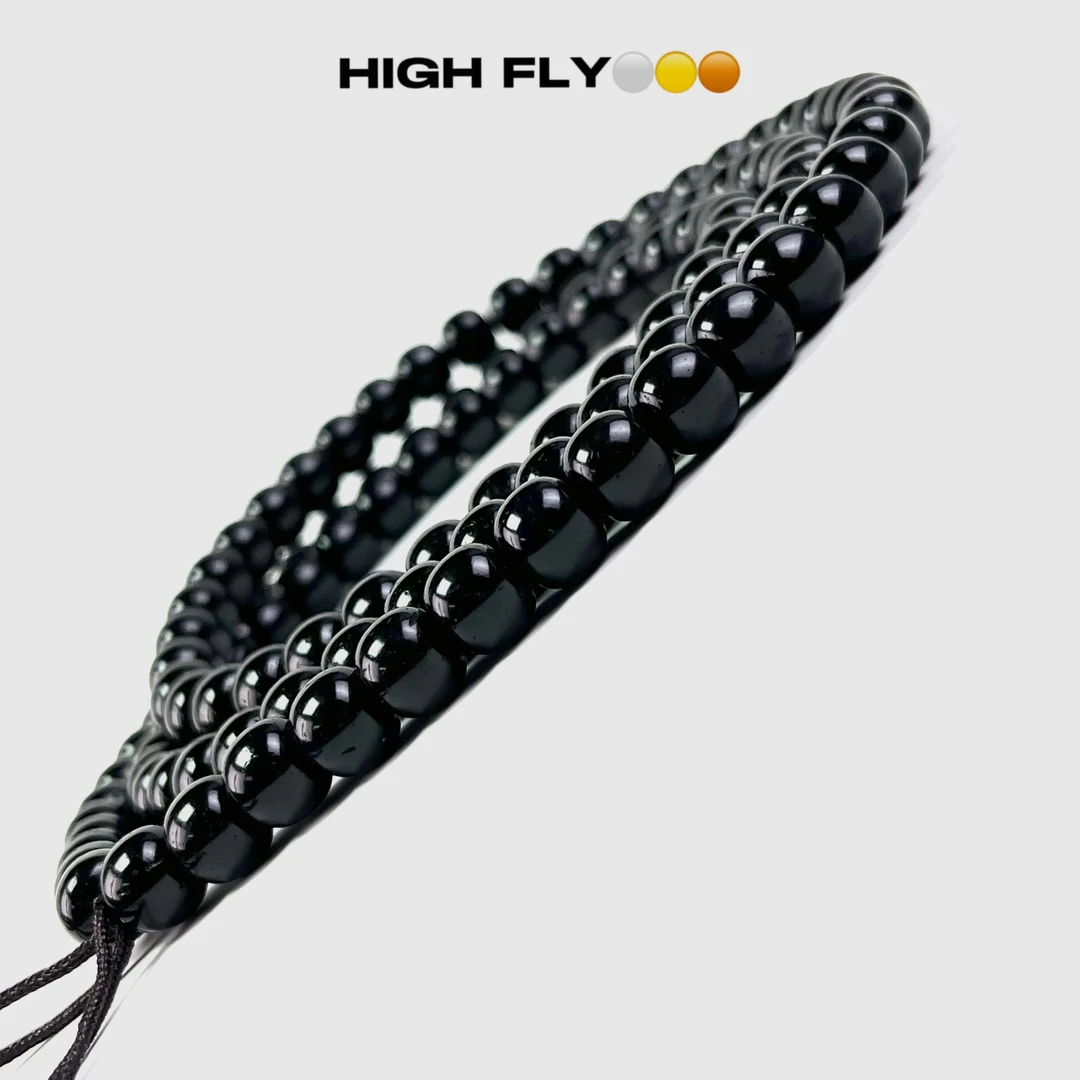 【椰蒂黑金】8*7老型桶进口印尼椰蒂108颗精工极限弧长串念珠脖挂