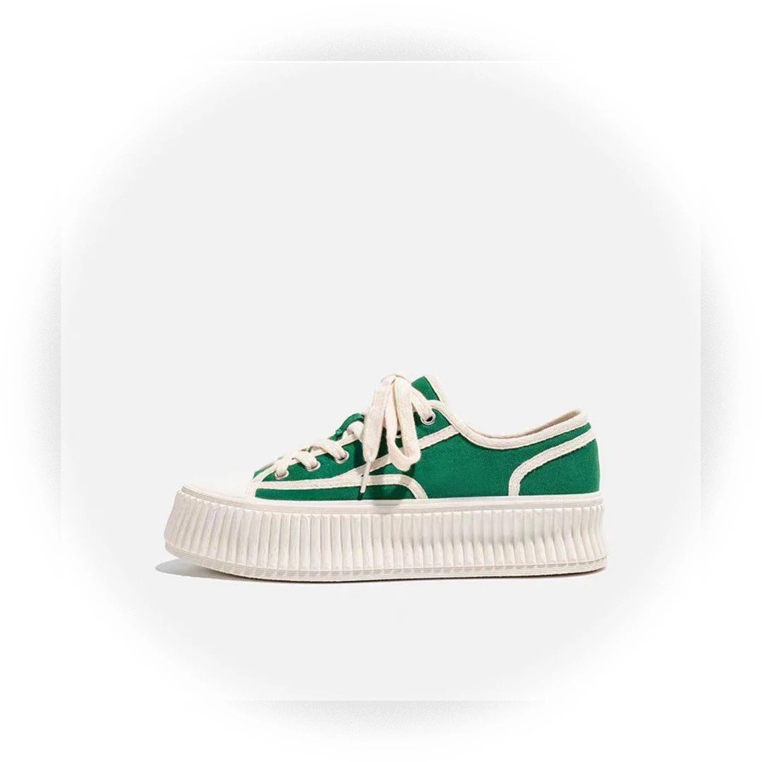 【三哥专属】夏季新款帆布鞋运动时尚鞋厚底饼干鞋休闲百搭女鞋 295