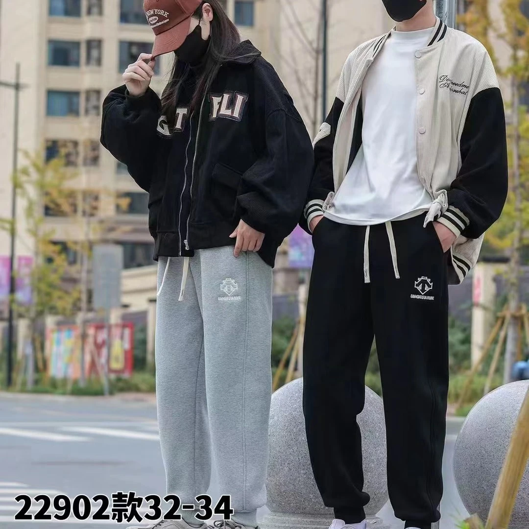 箭头秋冬羊羔绒三合一青少年保暖加厚加绒裤子外穿宽松时尚冬季