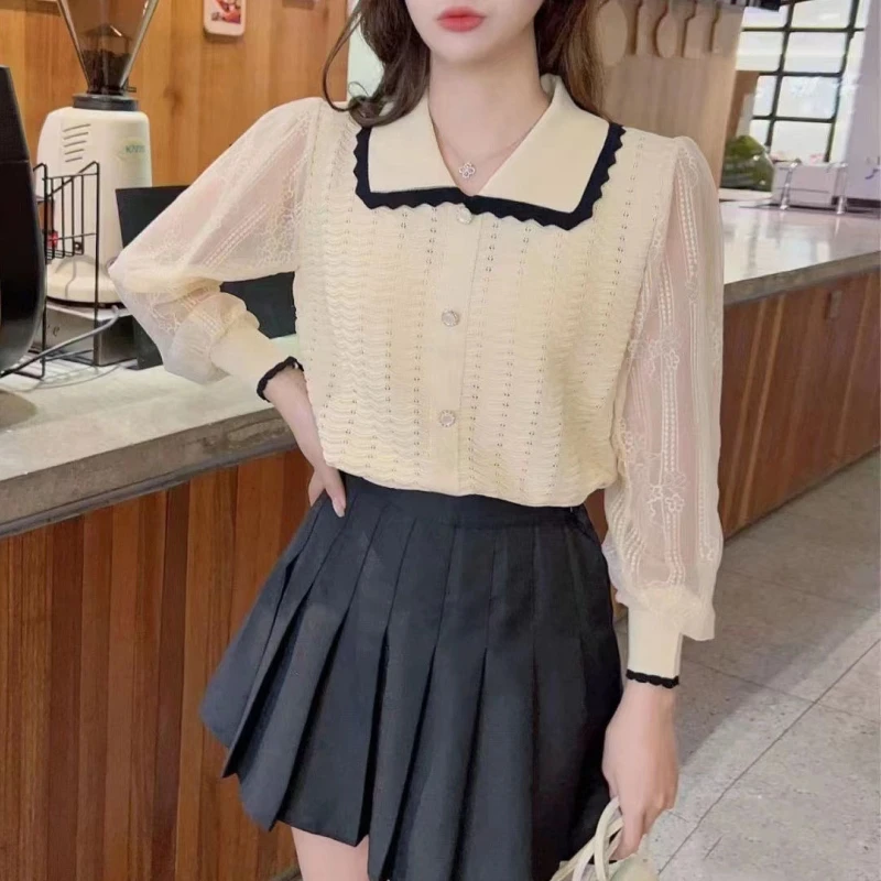 （一号链接）2025年新款百搭春季气质小众针织衫