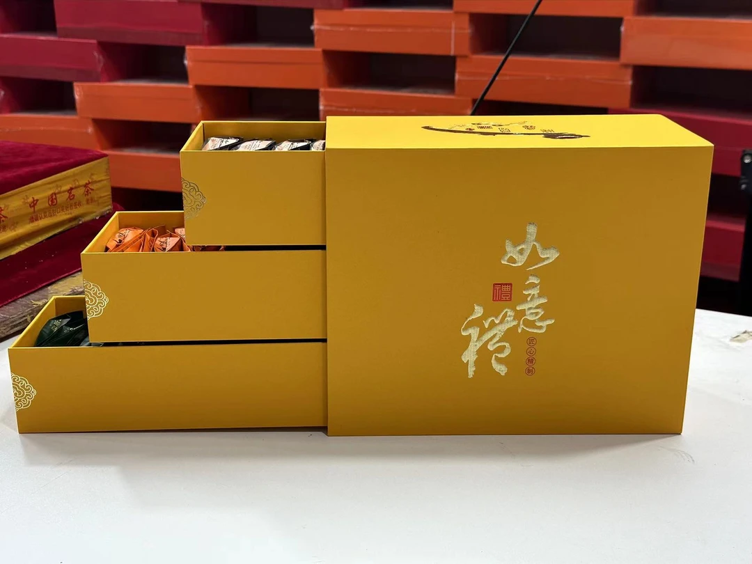 如意传乌龙茶绿茶工夫红茶组合装中秋茶礼送礼送长辈