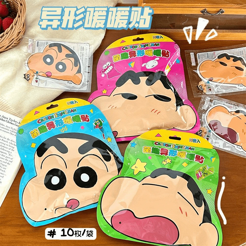 【芊雅】异形蜡笔小新暖身宝宝发热卡通保暖防寒女热敷学生防寒