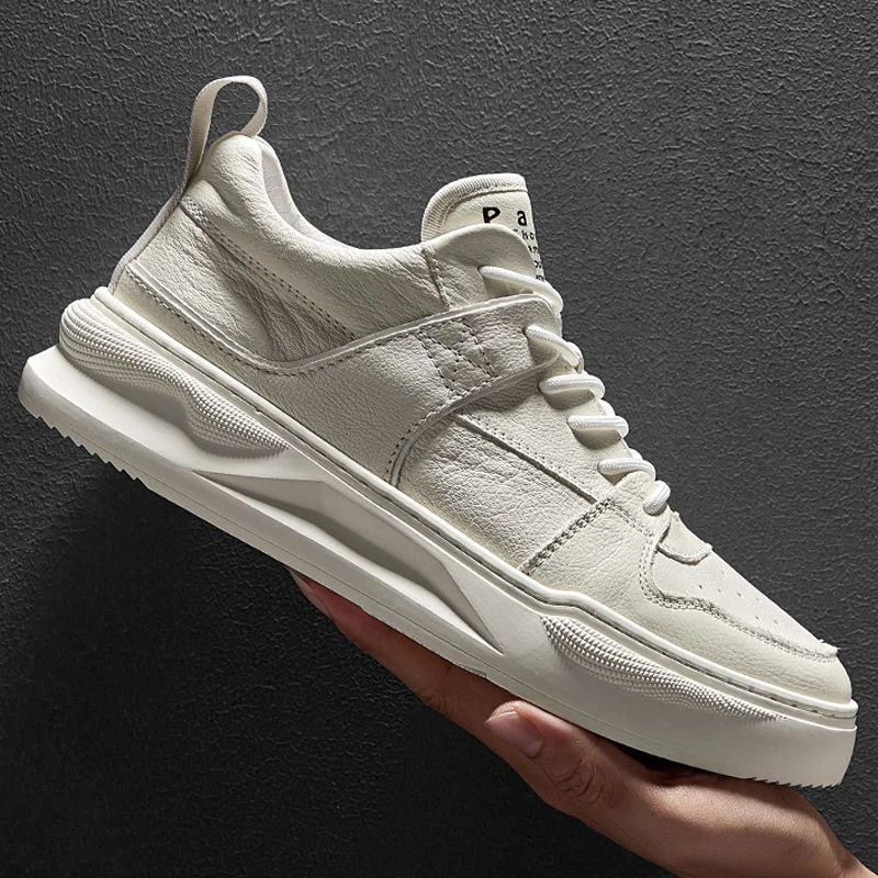 帕达索运动鞋高级感小白鞋男百搭中帮休闲鞋男士板鞋220909-HDC