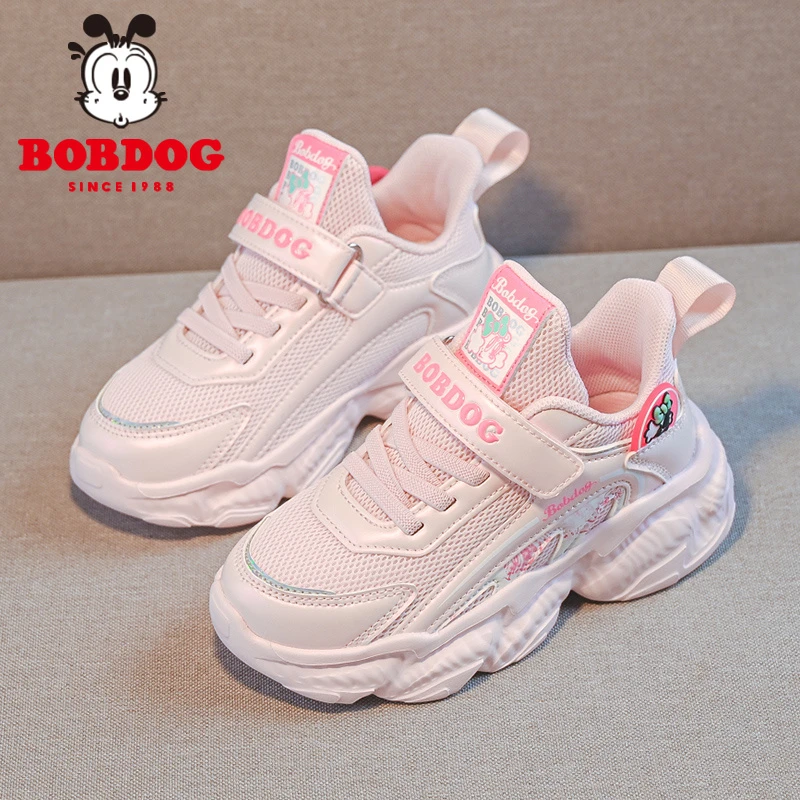 巴布豆女童鞋子儿童运动鞋秋冬季2025新款6-12岁大童老爹鞋女孩鞋