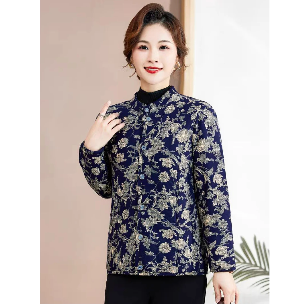 黄金驼绒棉袄女士上衣