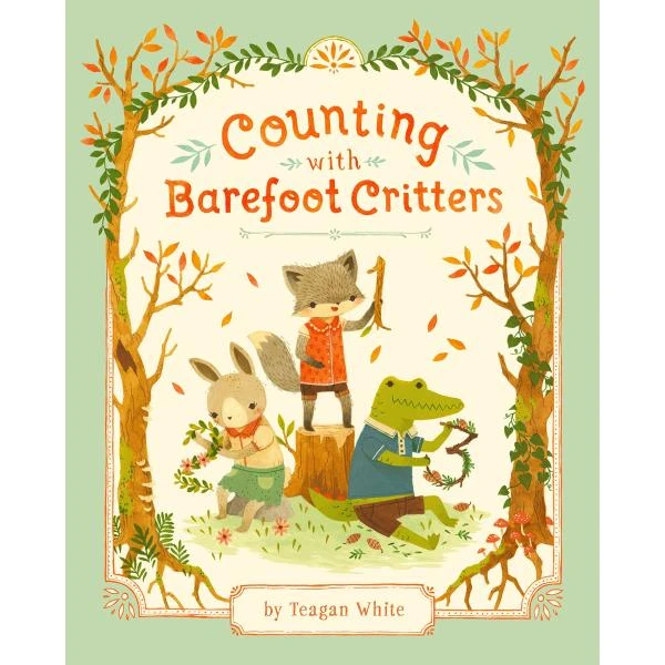 Counting with Barefoot Critters 和赤脚小动物学数数 精装