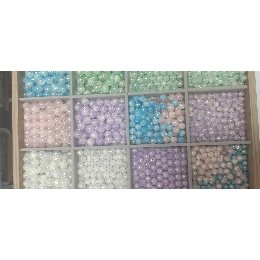 不锈钢手链 【海家新品首发】B010 璀璨星河直孔圆珠16MM DIY饰品配