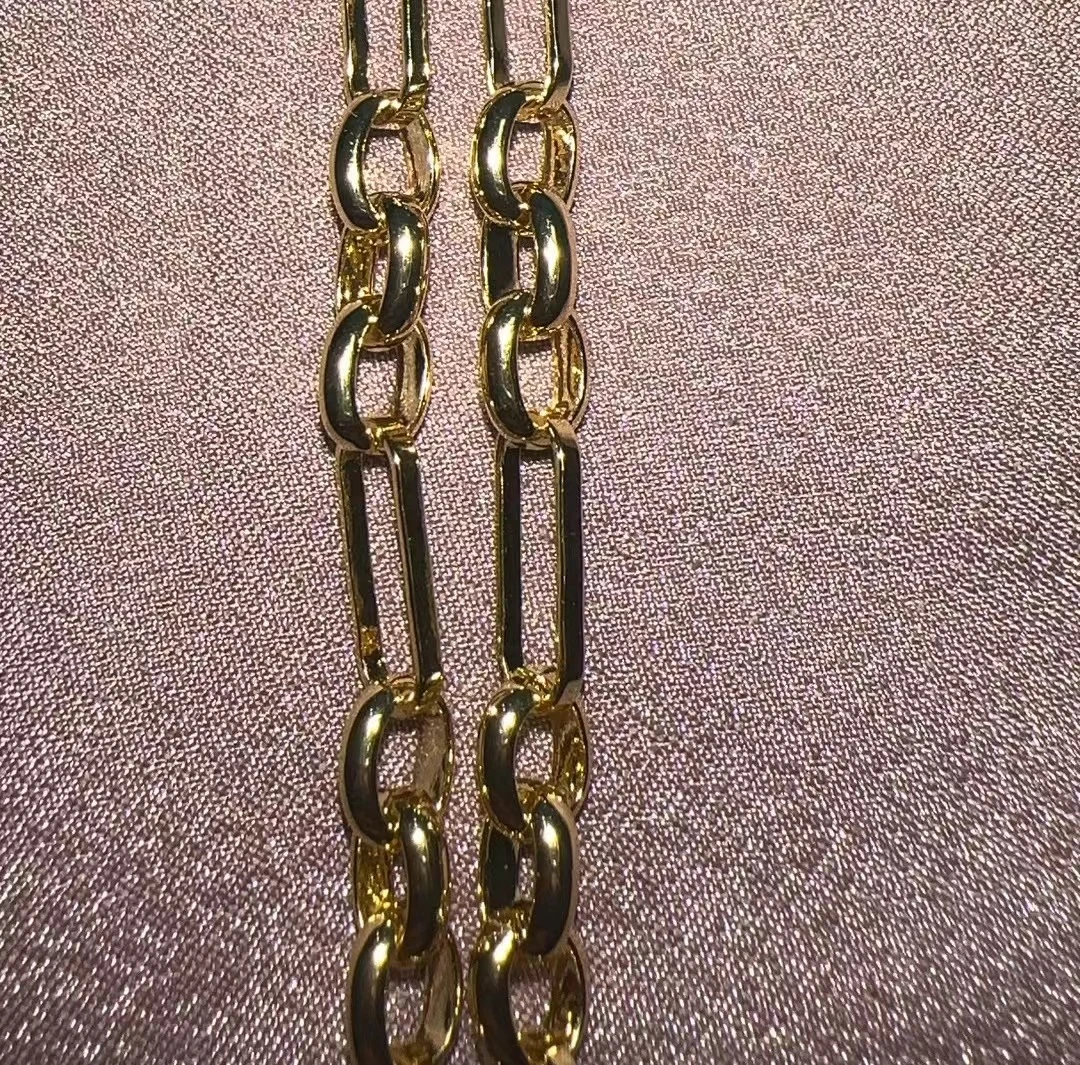 妮妮精选【海家】链条镀真金手工diy饰品配件