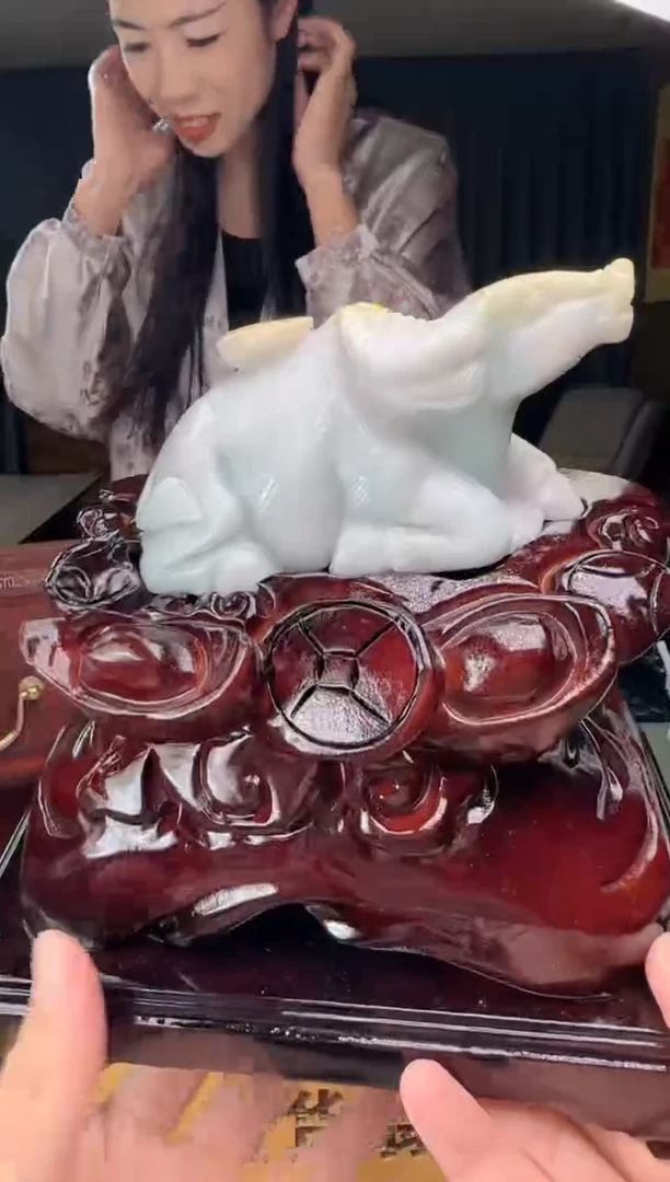 【闪购商品】翡翠摆件未镶嵌DY@@960Q3J09936
