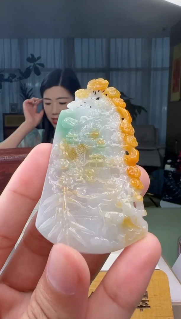 【闪购商品】翡翠颈饰未镶嵌XM@@WS41028H095