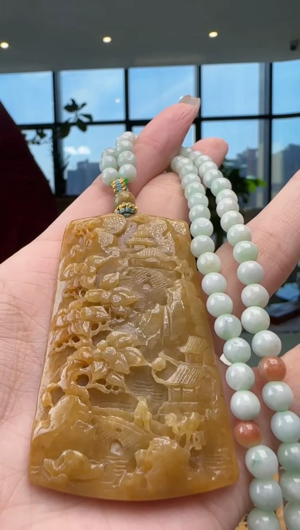 【闪购商品】翡翠吊坠(赠链)未镶嵌MM@@960Q3J08763