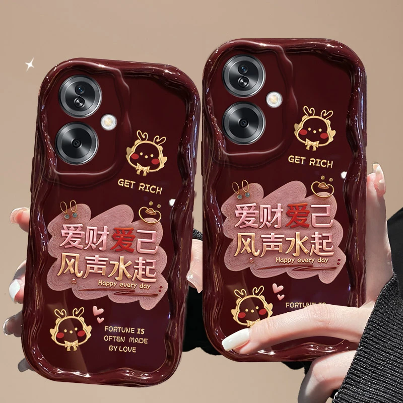 适用爱财爱己oppoa2手机壳PJB110简约女时尚防摔创意全包网红个性