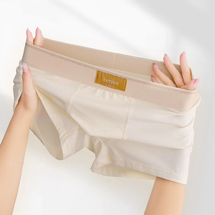 新款棉质男士内裤男款爆款新款男生中腰平角裤青年运动四角底裤头