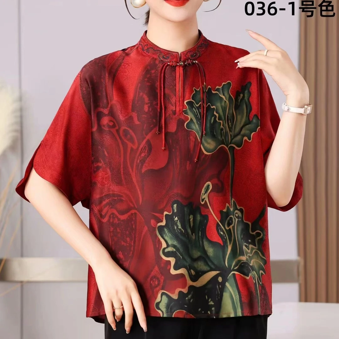 1-036-11新款舒适时尚印花小衫