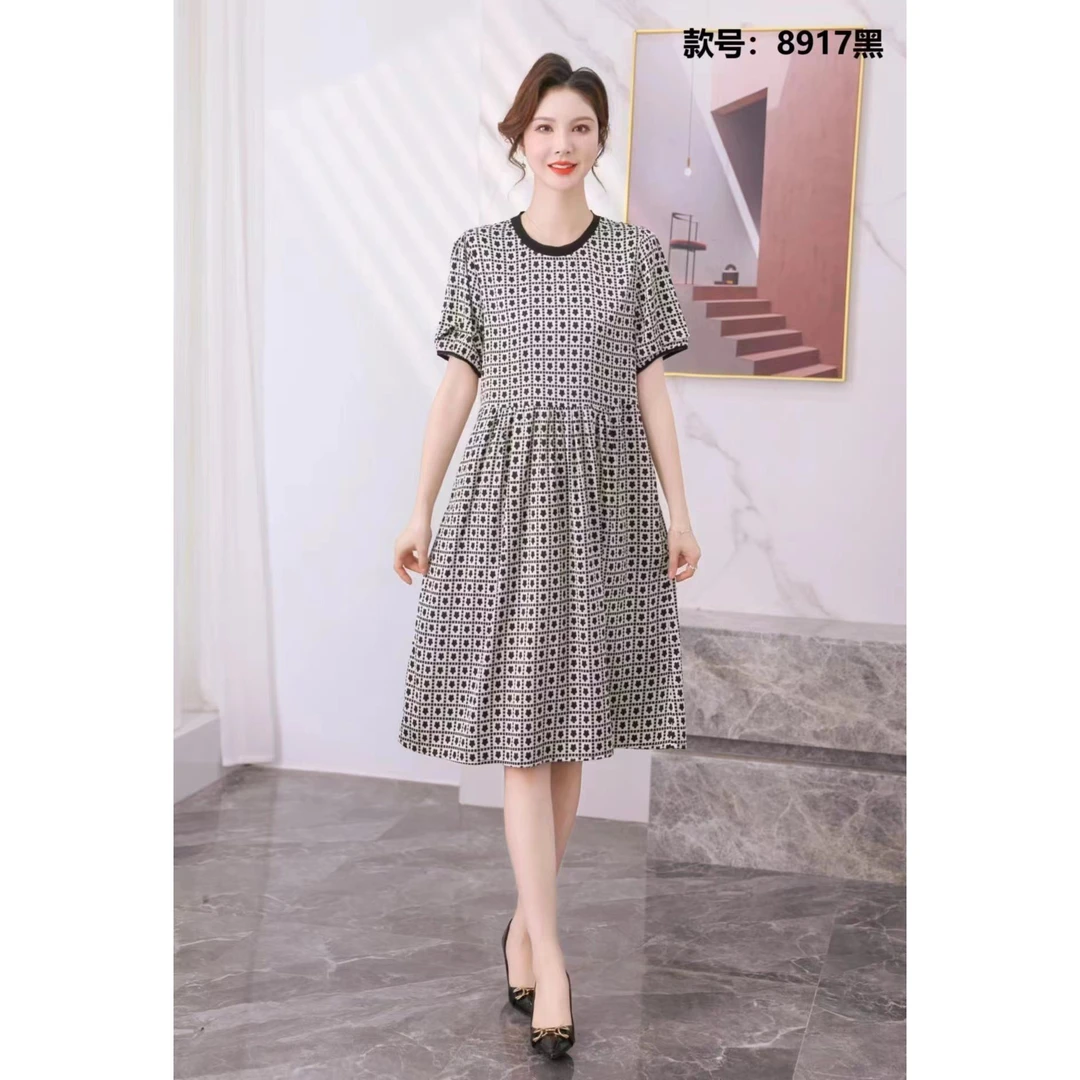 1-8917-25新款舒适时尚休闲连衣裙
