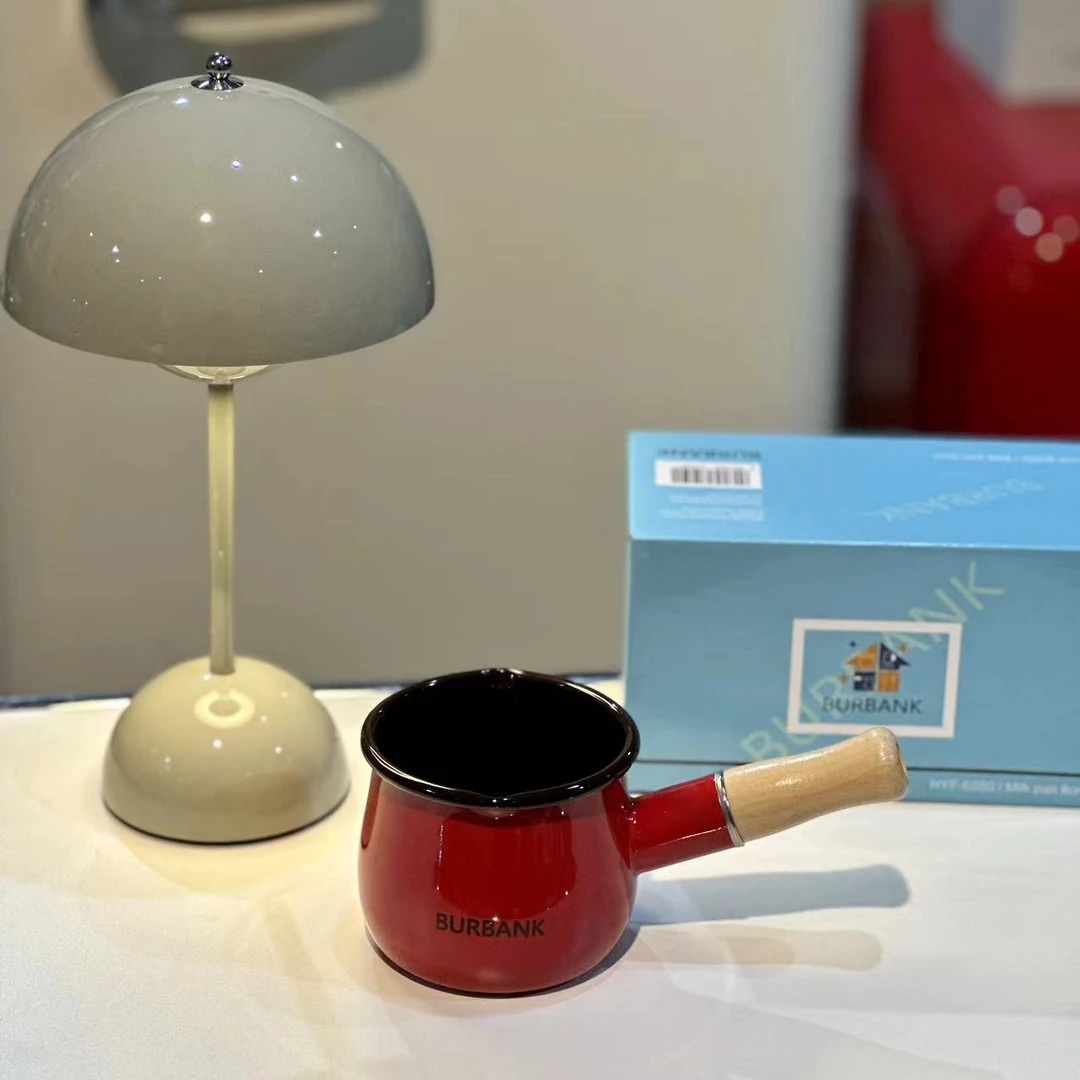 出美国【BURBANK】10cm搪瓷奶锅Milk Pan居家日用