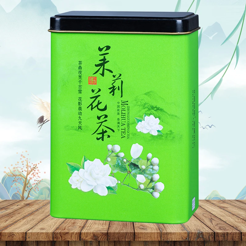 2023新茶绿茶花茶广西横县茉莉花茶特级浓香型罐装50g