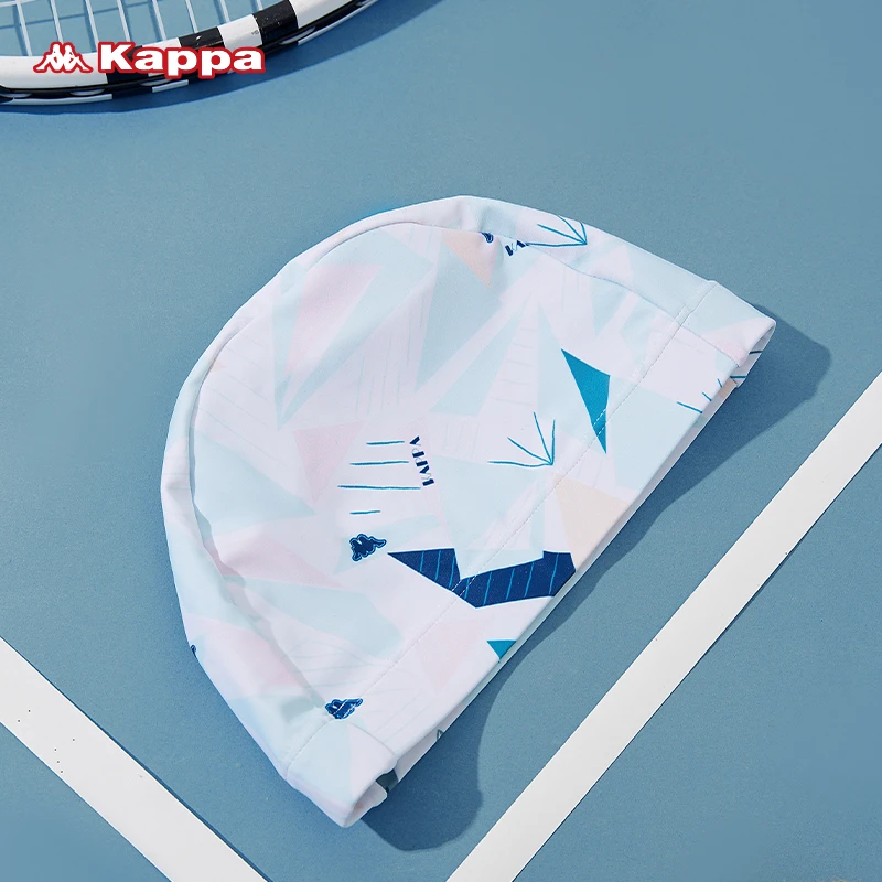 KAPPA/背靠背泳帽不勒头新款男女士加大舒适布料专业运动游泳装备