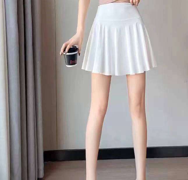 瑶老板-时尚运动女士百搭休闲百褶裙