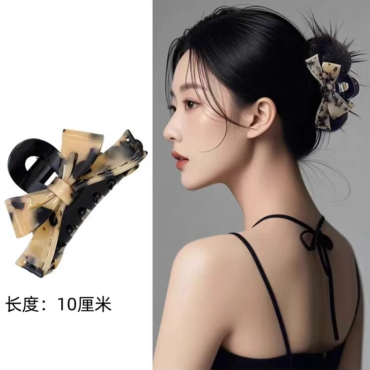 韩系高级百搭发夹时尚法式优雅后脑勺抓紧MY063