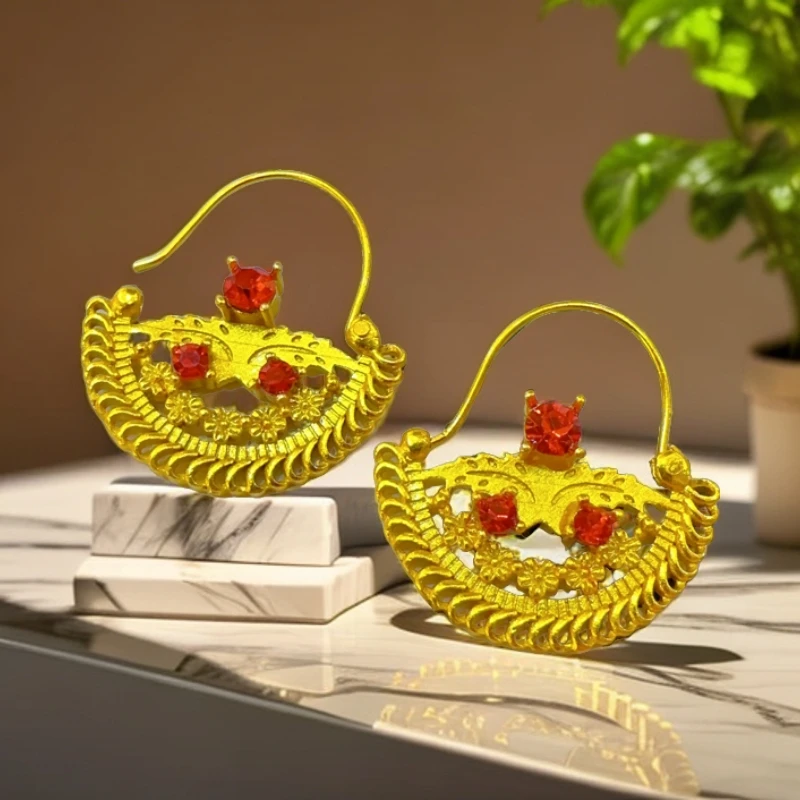 铜合金耳饰 爱纳扎尔0608006不易掉色时尚百搭 耳环...