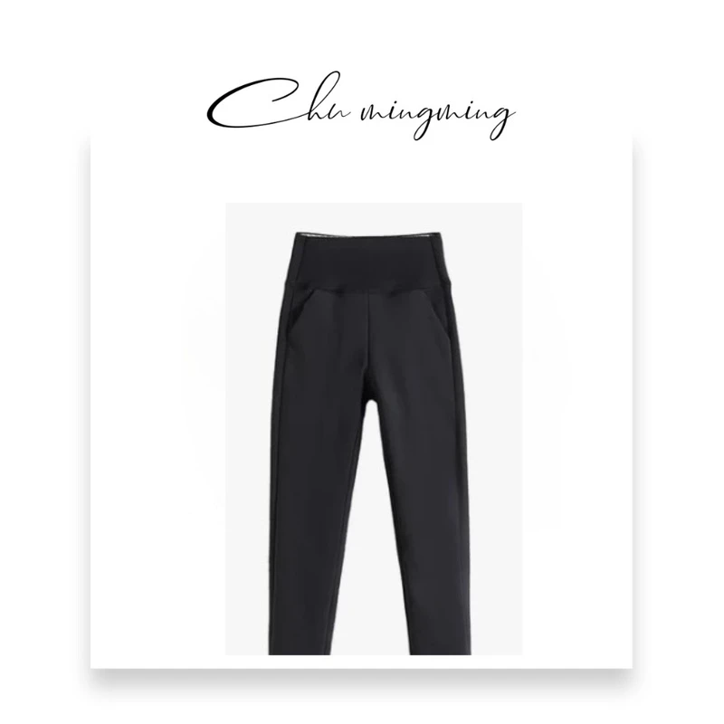 【CHU/2024SSNEW】原创设计骆驼绒小黑裤CHU558