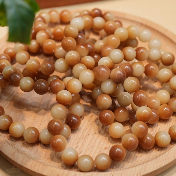 炭烧菩提单圈精挑小馒头烤色手串国风多样性发一