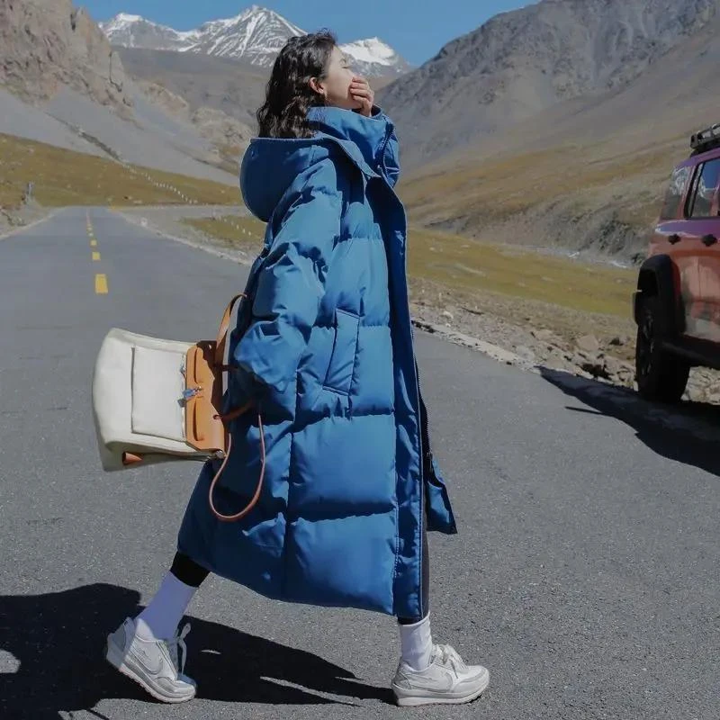 断码清仓羽绒服双11特卖长款加厚羽绒衣女2023冬季新款过膝款韩版